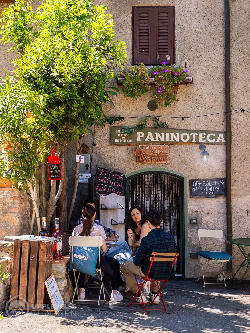 Fika i Bolgheri
