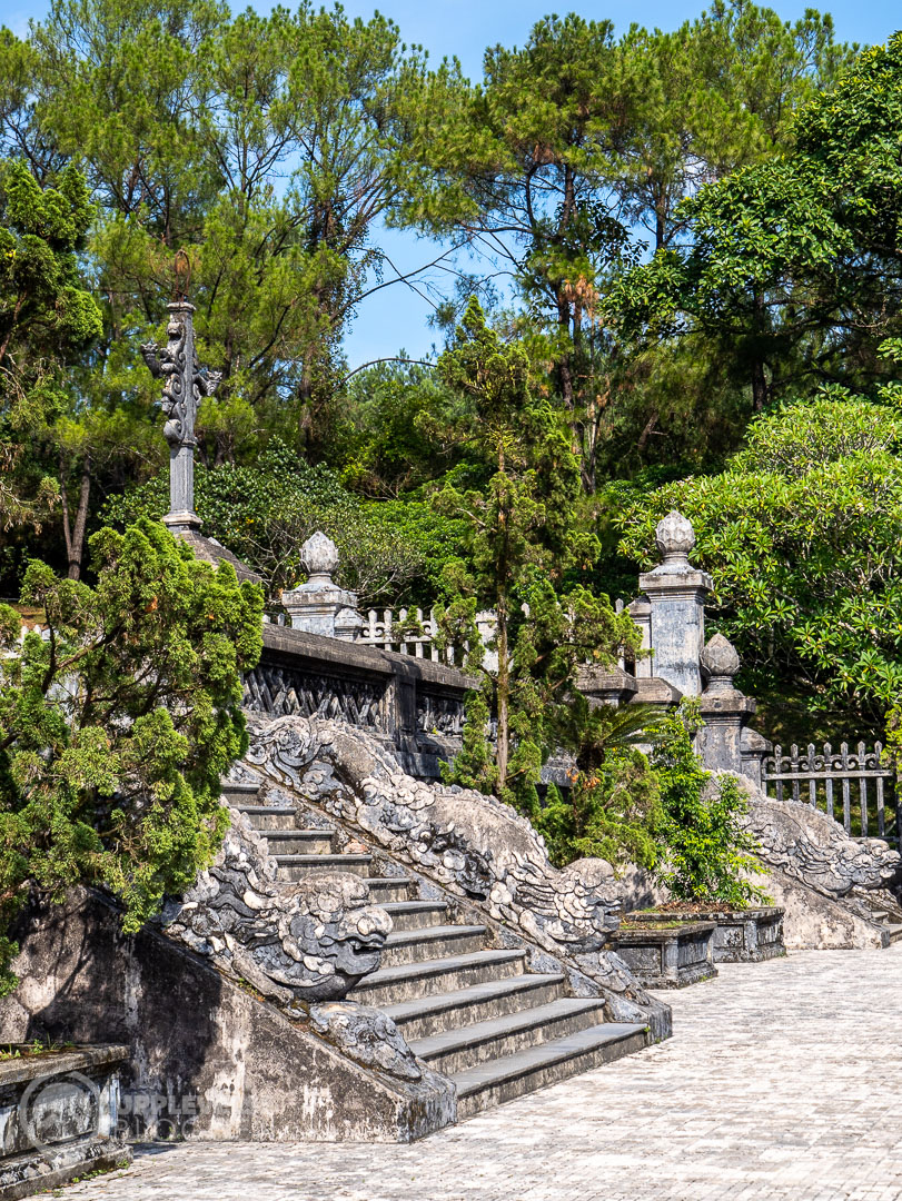 Kejsaren Khai Dinhs mausoleum utanför Huế