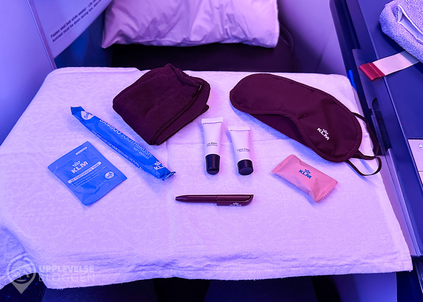KLM Business Class - amenity kit