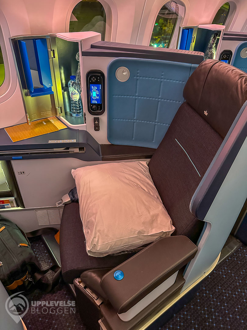 Safran Cirrus NG i KLM Business Class på Boeing 787-9