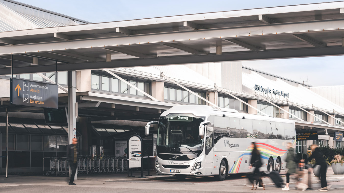 Vy Flygbussarna på Landvetter