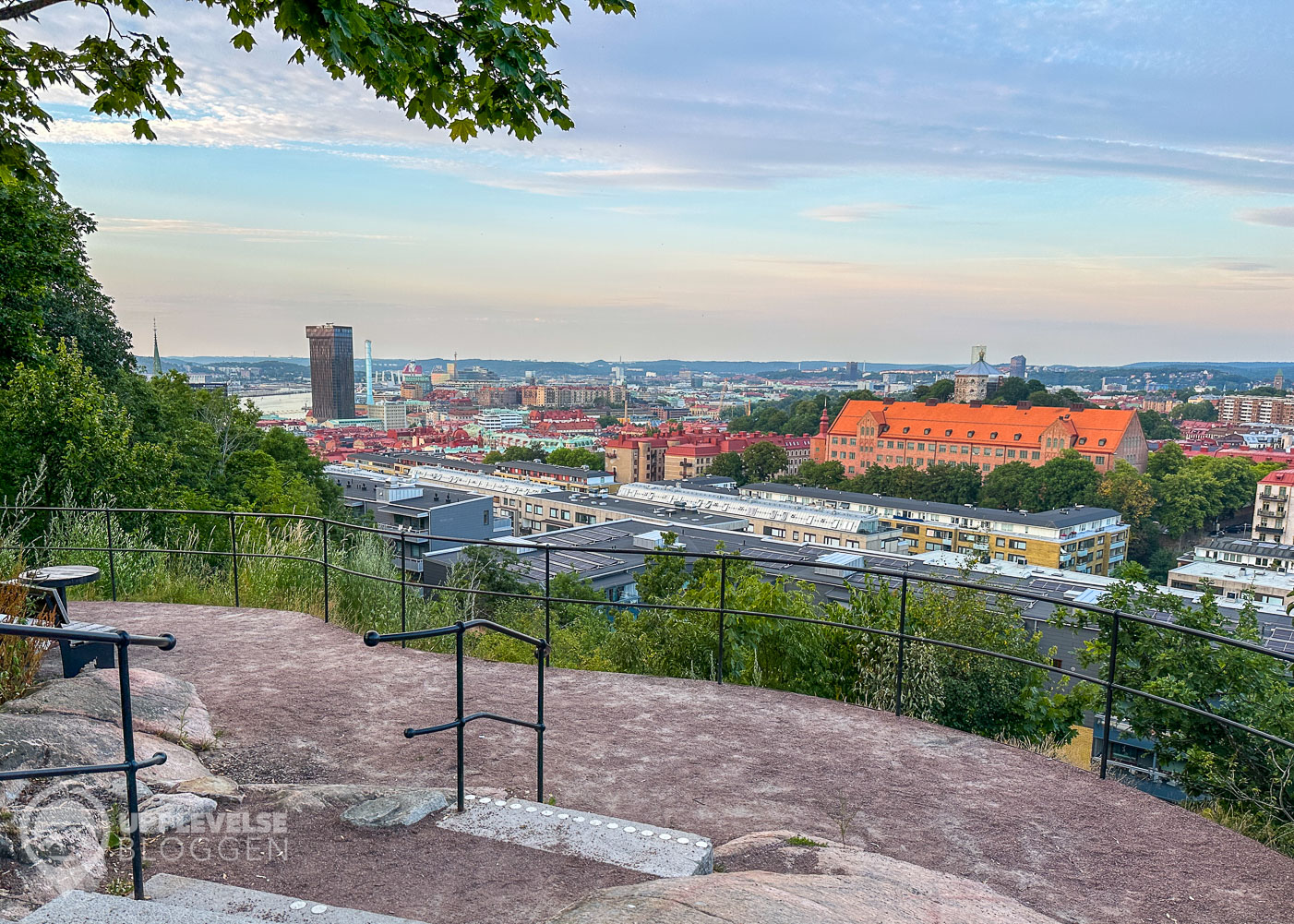 August Kobbs stig i Slottsskogen – en av många utsiktsplatser i Göteborg