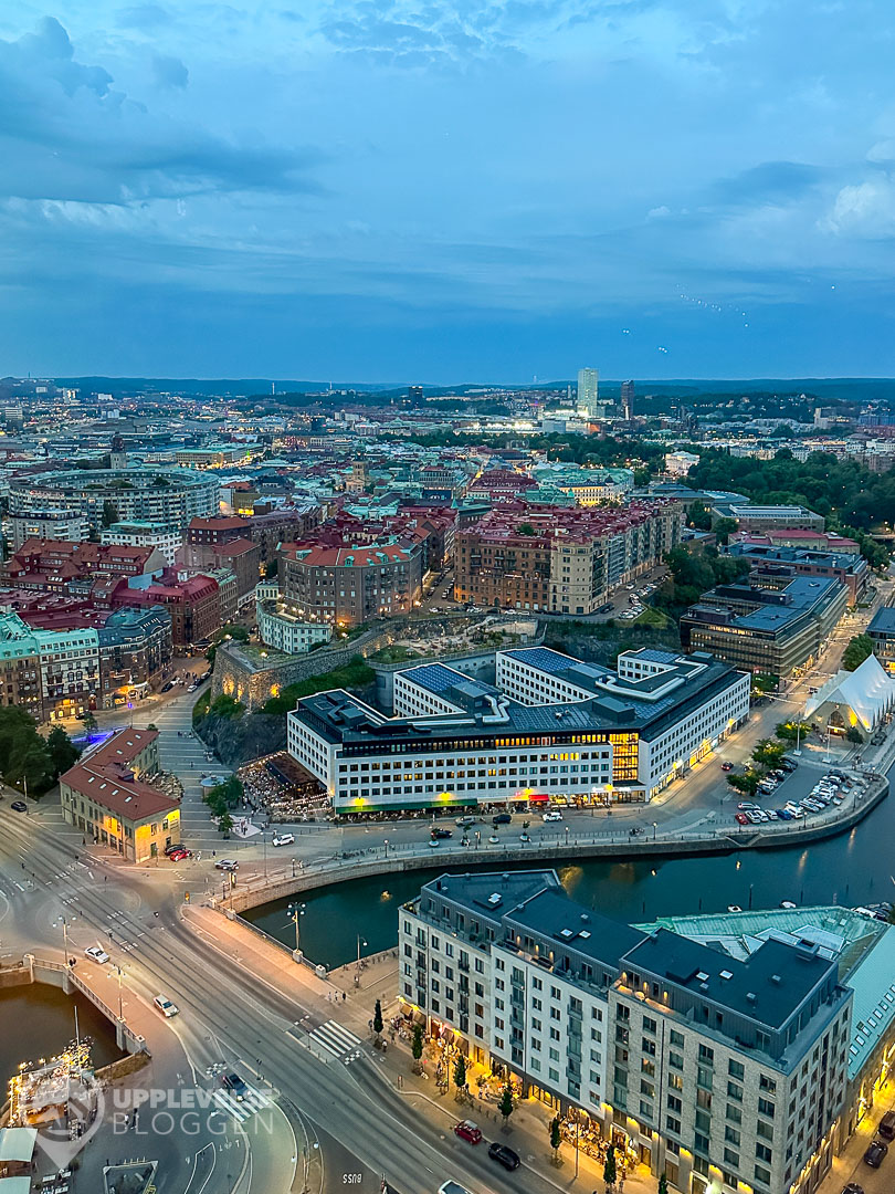 Utsikt från Brasserie Draken i Göteborg