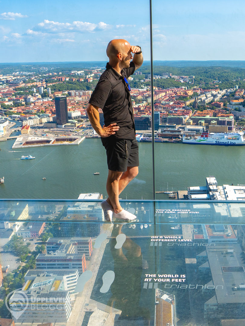 Karlatornets glasgolv i Gotheburg View