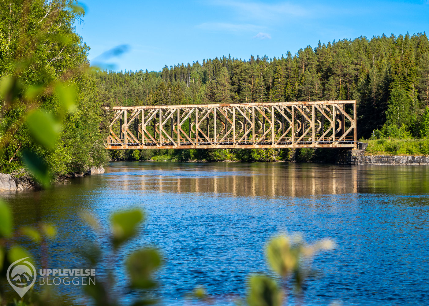 Järnvägsbro över Indalsälven, Litsnäset i Jämtland