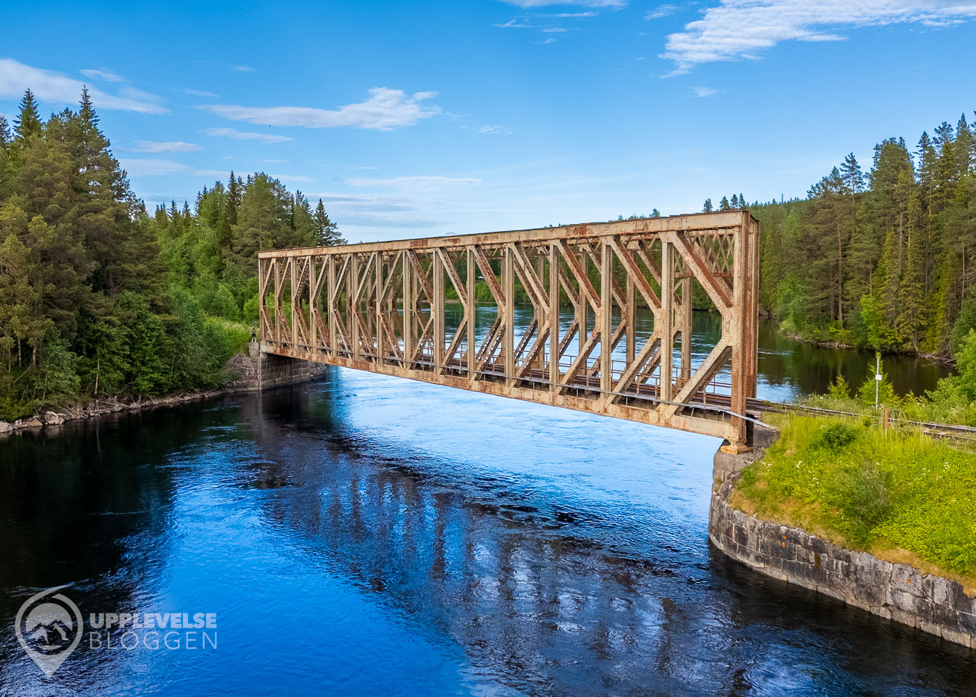 Järnvägsbro över Indalsälven, Litsnäset i Jämtland