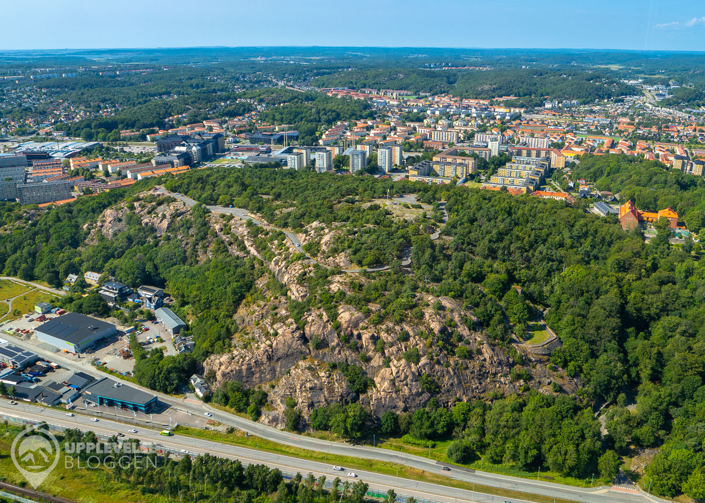 Keillers Park på Ramberget – en av många utsiktsplatser i Göteborg