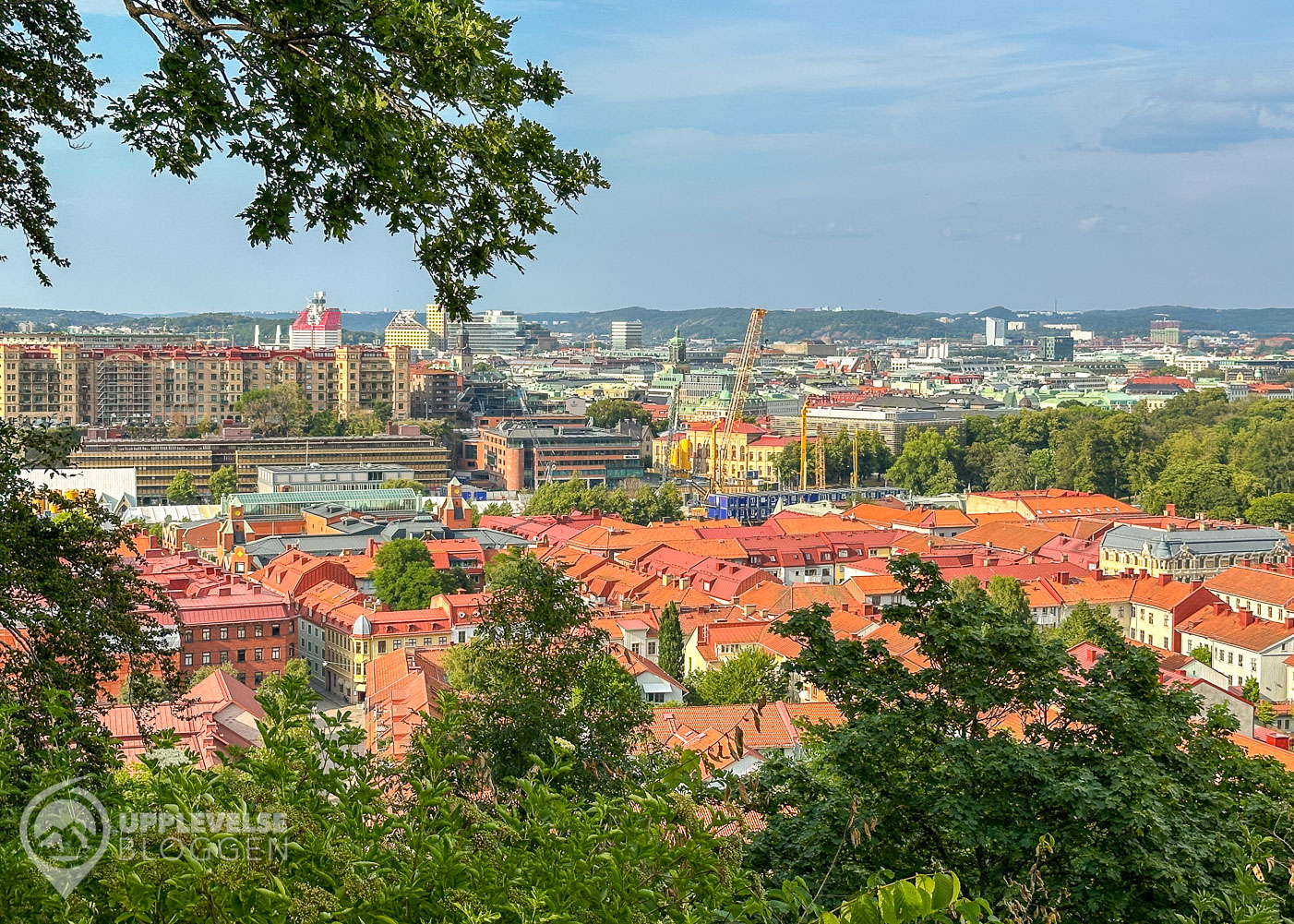 Utsiktsplatsen vid Skansen Kronan i Göteborg