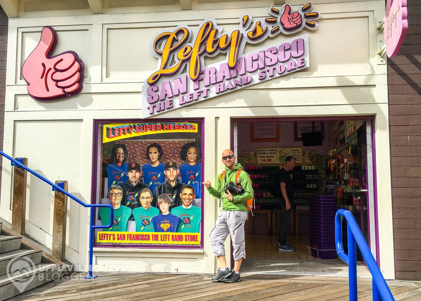 Lefty's - butiken för vänsterhänta i San Francisco