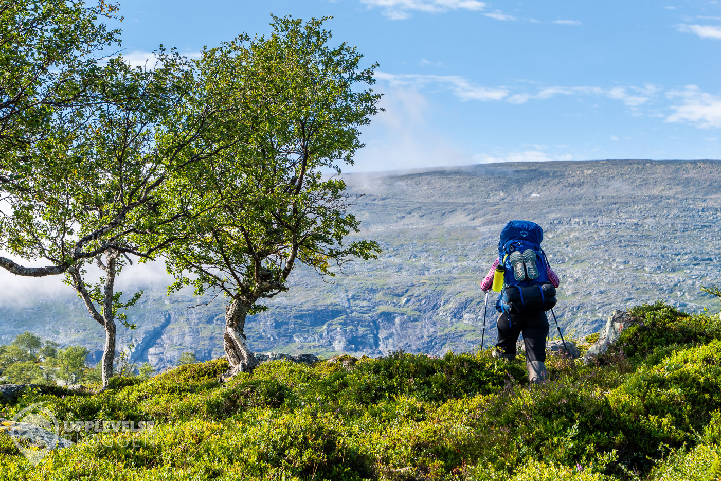 Fjällvandring i Lunndörrspasset