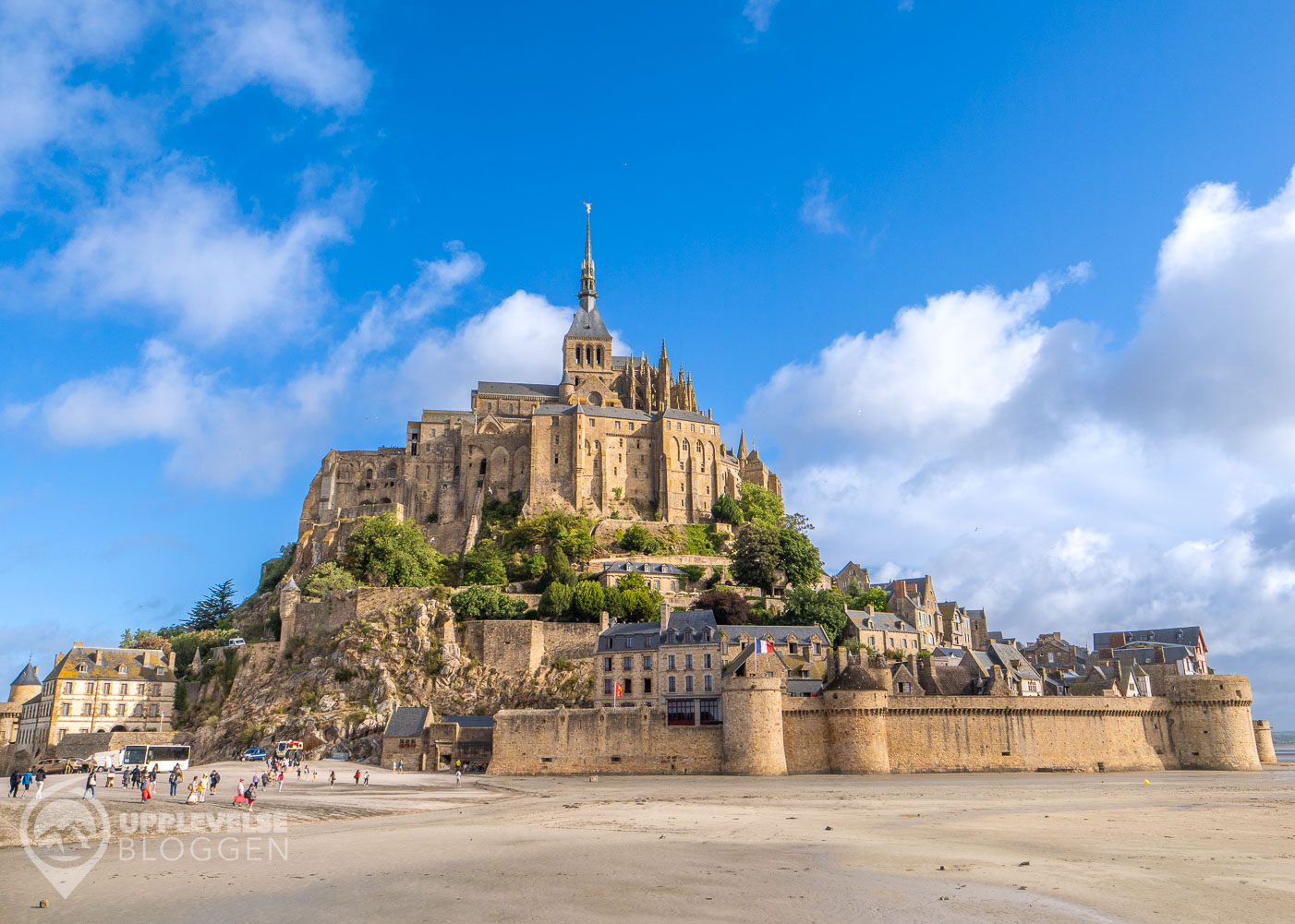 Mont-Saint-Michel i juli
