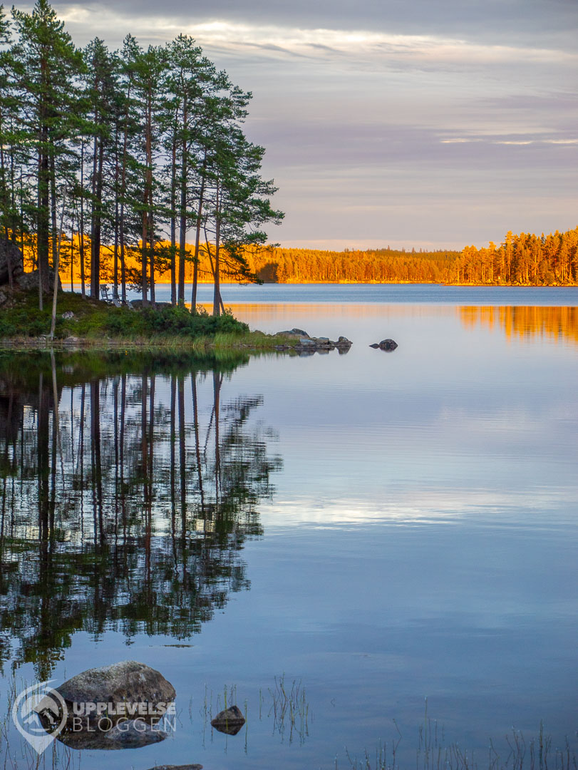 Skymning över Nätsjön