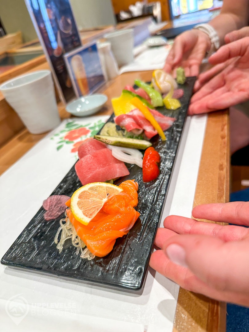 Sashimi som fredagslunch