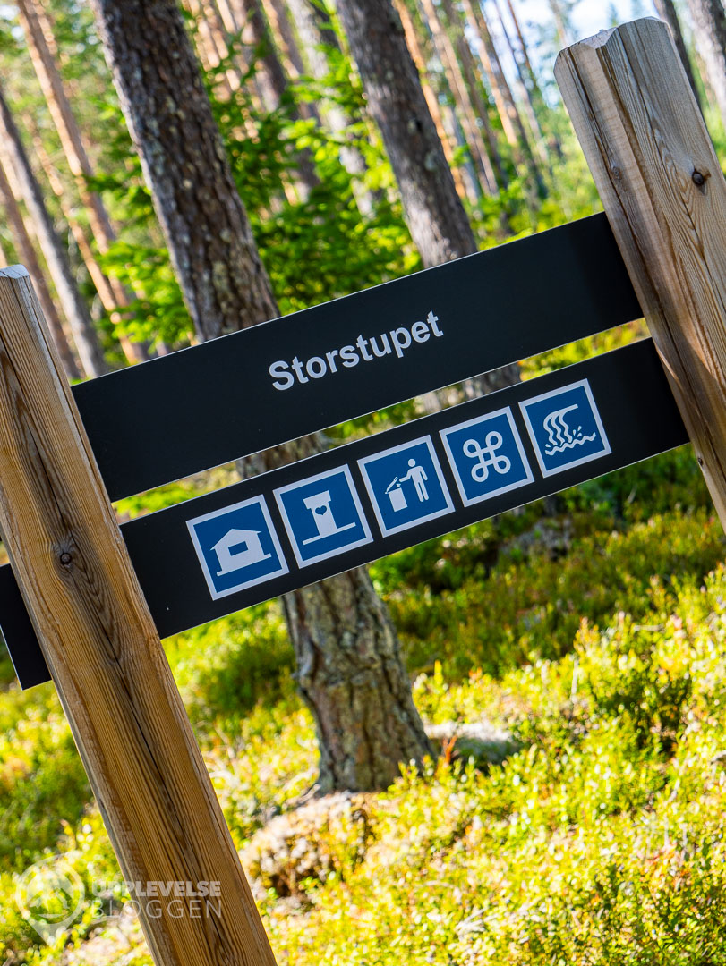 Storstupet utanför Orsa, Dalarna