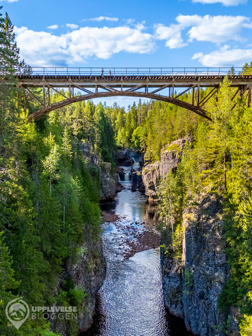 Järnvägsbron över Ämån utanför Orsa