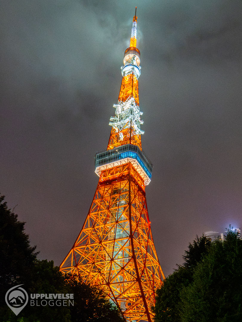 Tokyo Tower på kvällen