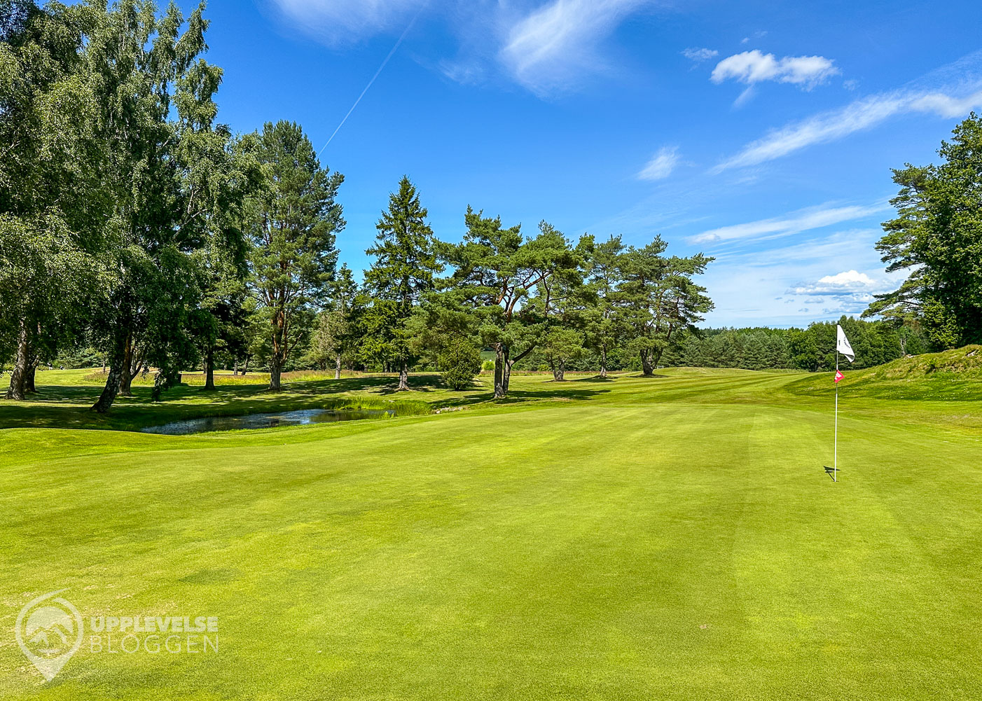 13:e hålets green på Ale Golfklubb