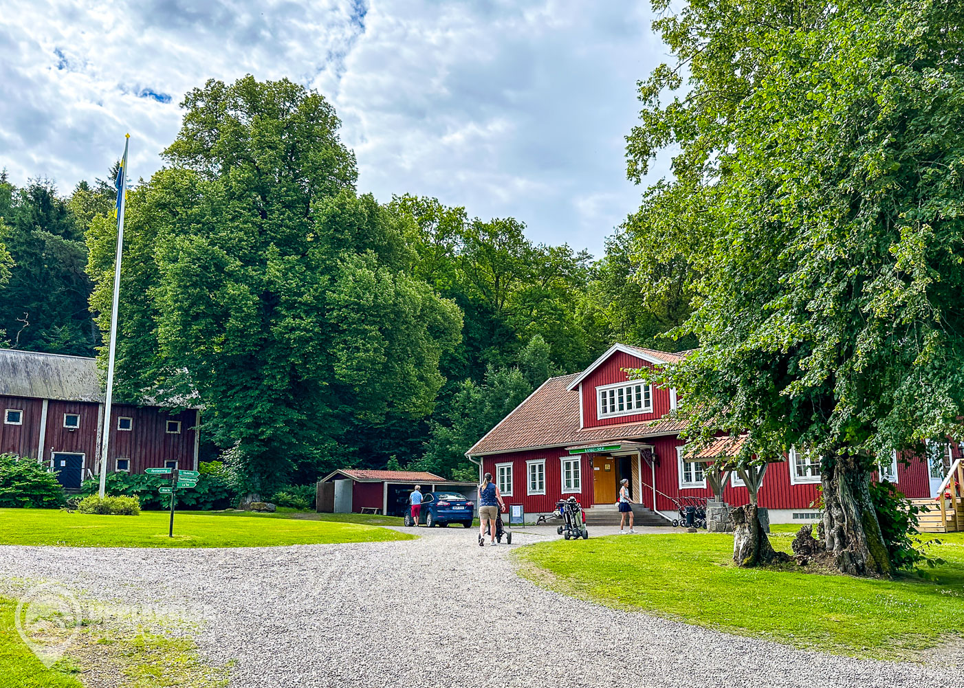 Klubbhuset på Ale GK utanför Göteborg
