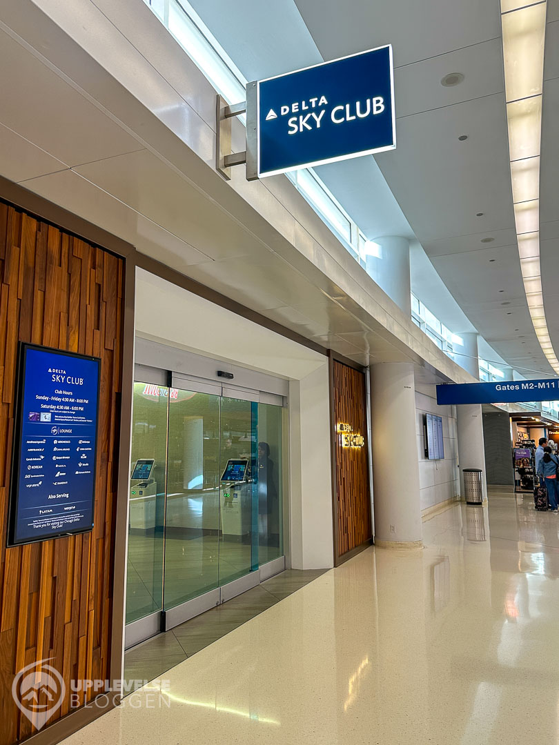 Delta Sky Club i Terminal 5 på Chicago ORD