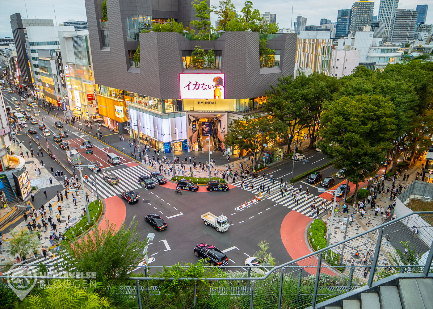 Omotesando och Jingūmae-korsningen