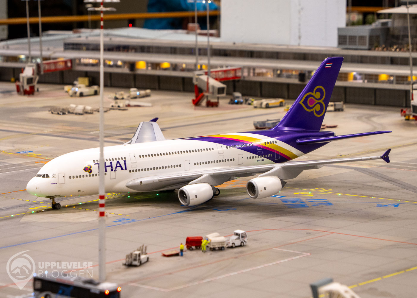 Thai Airways A380 på Knuffingen Airport