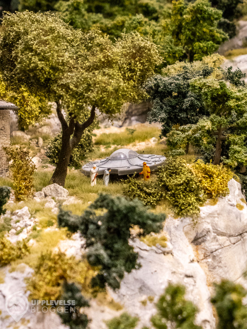 Ett flygande tefat har landat i Miniatur Wunderland