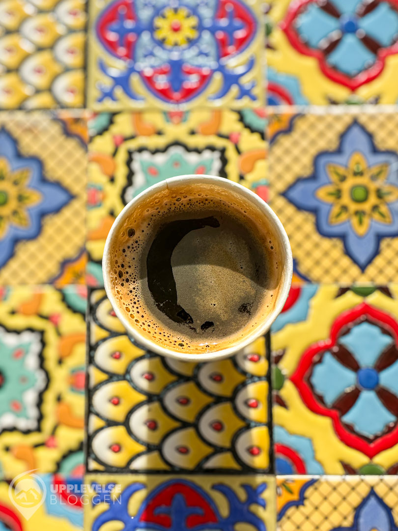 Kaffe vid Terme di Saturnia